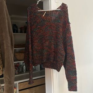 Free people colorful sweater.